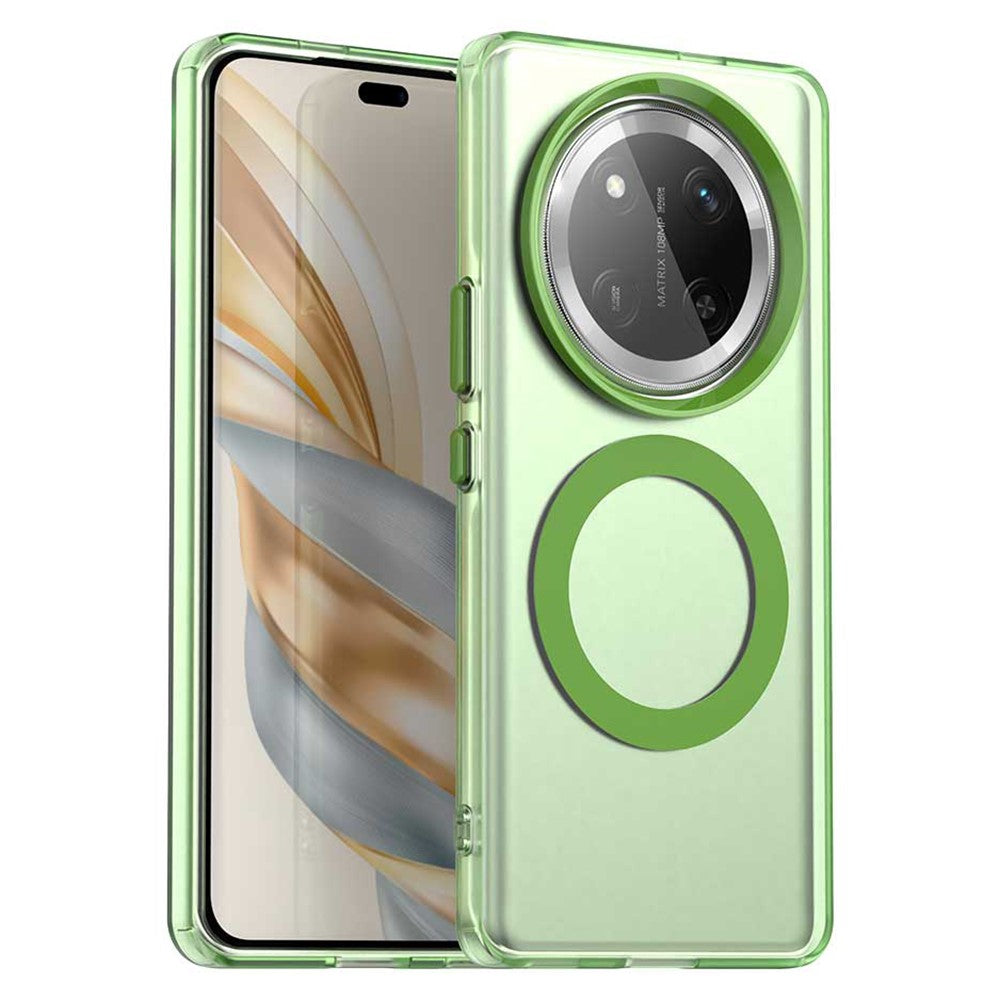 For Honor Magic7 Lite 5G / X9c 5G / X60 Pro 5G Magnetic Case PC+TPU+PET Anti-Drop Phone Cover