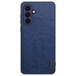 Til Samsung Galaxy A16 5G / 4G Cover med Trætekstur PU Læderbelagt PC+TPU Telefoncover