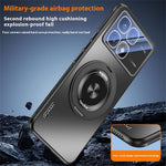 For Xiaomi Redmi K70 Ultra Magnetic Case Kickstand TPU PC Heat Dissipation Phone Cover