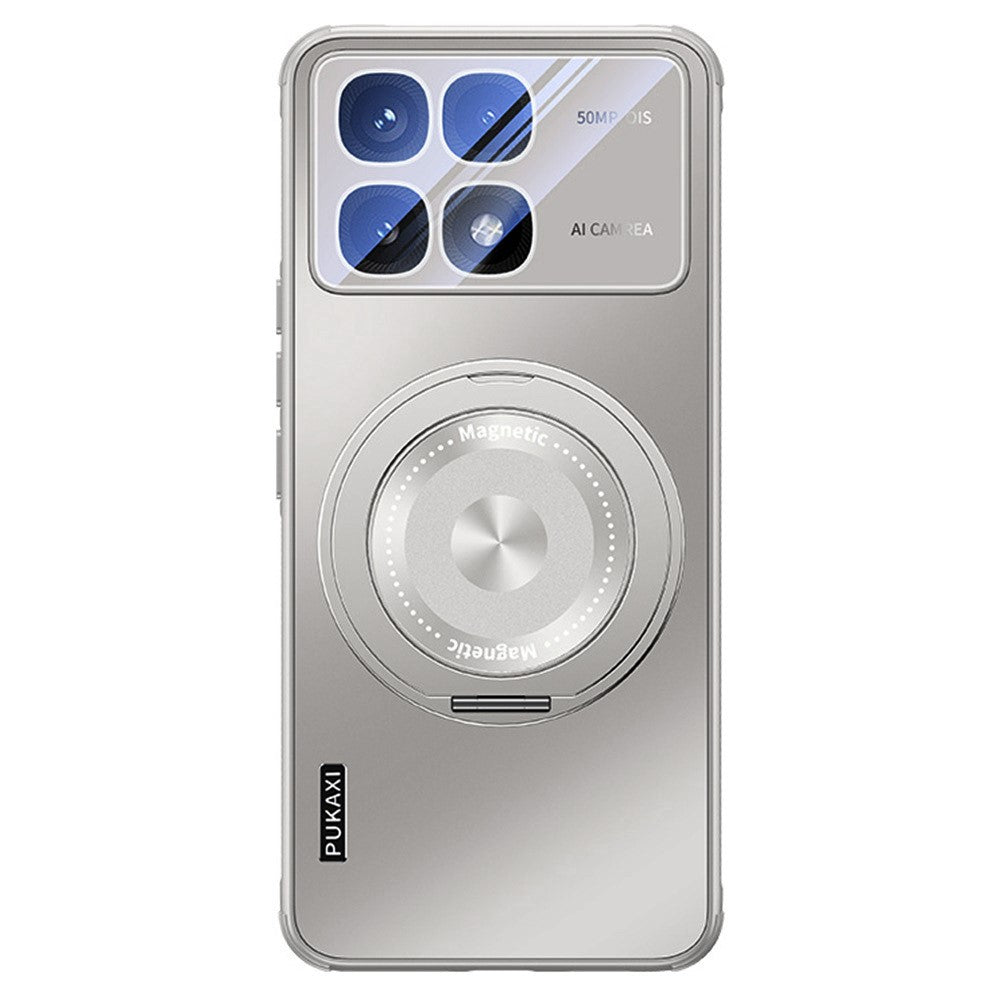 For Xiaomi Redmi K70 Ultra Magnetic Case Kickstand TPU PC Heat Dissipation Phone Cover
