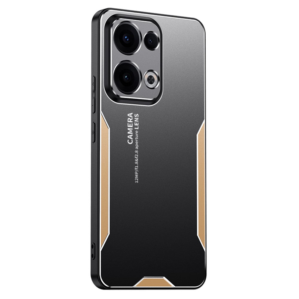 For Oppo Reno13 5G (Global) Phone Case Aluminium Alloy TPU PC Back Cover