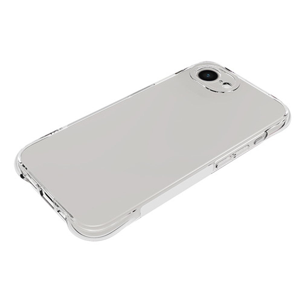 Til iPhone 17e / 16e TPU-telefoncover Skridsikkert transparent mobiltelefoncover