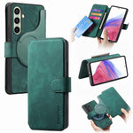 CASENEO MW-03-etui til Samsung Galaxy S24 FE med aftagelig pung, læder+TPU-mobilskal
