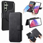 CASENEO MW-03-etui til Samsung Galaxy S24 FE med aftagelig pung, læder+TPU-mobilskal