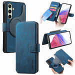 CASENEO MW-03-etui til Samsung Galaxy S24 FE med aftagelig pung, læder+TPU-mobilskal