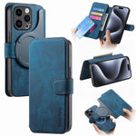 CASENEO MW-03 For iPhone 14 Pro Max Case with Detachable Wallet Leather+TPU Phone Cover