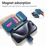CASENEO MW-03 For iPhone 14 Pro Max Case with Detachable Wallet Leather+TPU Phone Cover