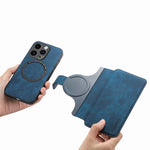 CASENEO MW-03 For iPhone 14 Pro Max Case with Detachable Wallet Leather+TPU Phone Cover