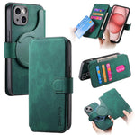 CASENEO MW-03 For iPhone 14 Plus Case with Detachable Wallet Leather+TPU Phone Cover