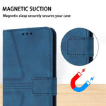 For Samsung Galaxy A26 5G Case Triangle Imprinted Anti-Scratch Phone Wallet Cover