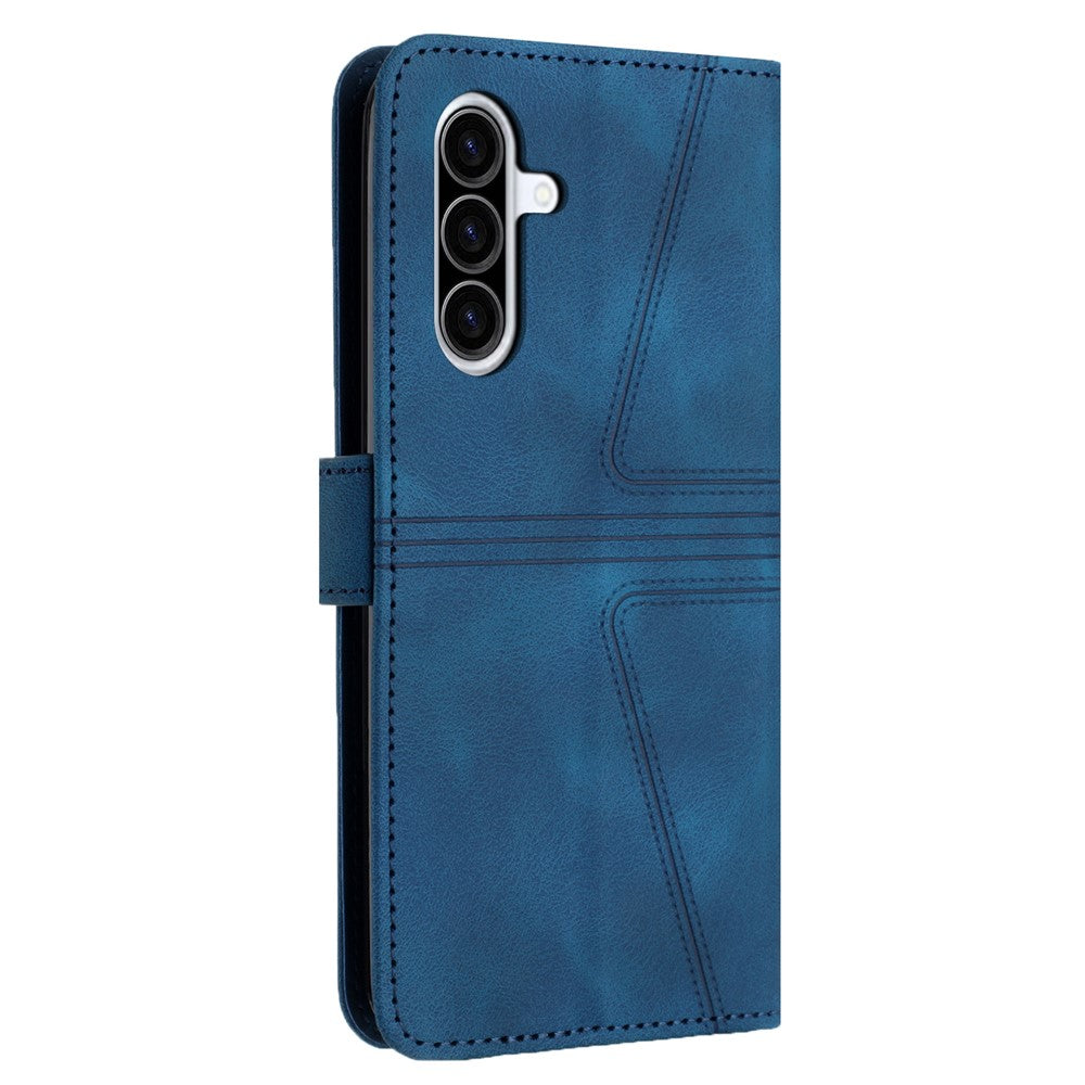 For Samsung Galaxy A26 5G Case Triangle Imprinted Anti-Scratch Phone Wallet Cover