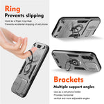For Samsung Galaxy A36 5G Case Slide Camshield Kickstand PC+TPU Phone Cover
