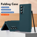 Telefoncover til Samsung Galaxy Z Fold Specialhængsel PC Cover med Pen