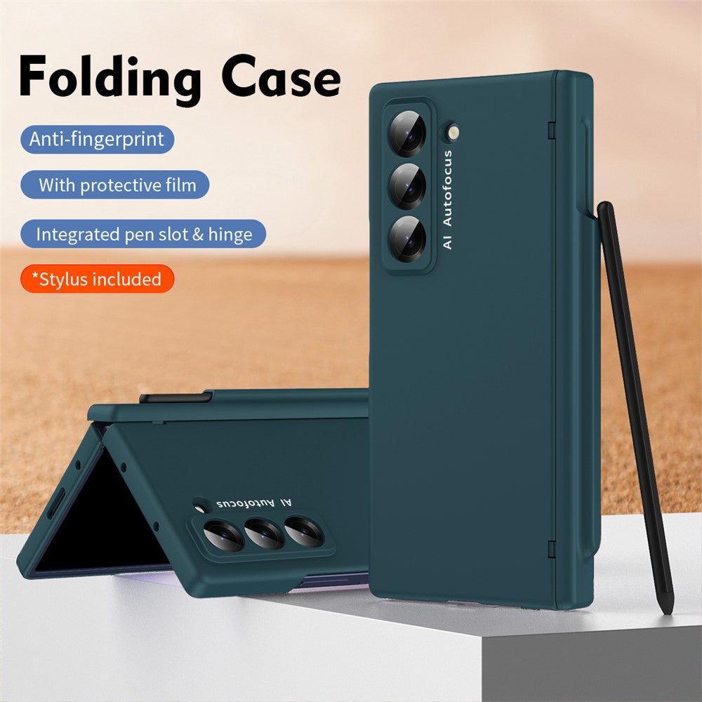Telefoncover til Samsung Galaxy Z Fold Specialhængsel PC Cover med Pen