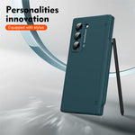 Telefoncover til Samsung Galaxy Z Fold Specialhængsel PC Cover med Pen