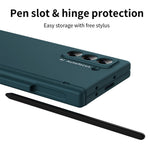 Telefoncover til Samsung Galaxy Z Fold Specialhængsel PC Cover med Pen