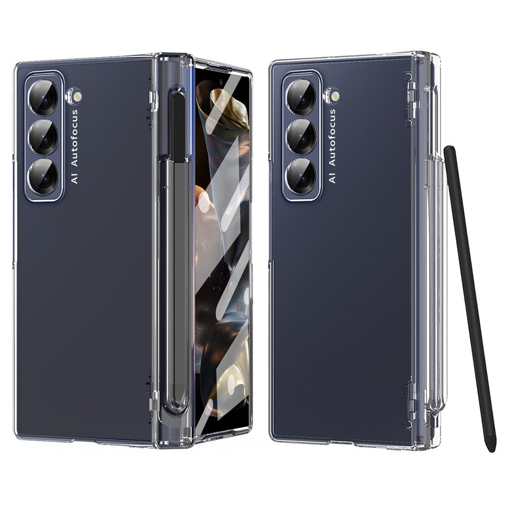 Telefoncover til Samsung Galaxy Z Fold Specialhængsel PC Cover med Pen