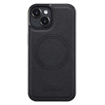 LC.IMEEKE For iPhone 14 Plus Magnetic Case Compatible with MagSafe Leather TPU Back Cover