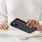 LC.IMEEKE For iPhone 13 Magnetic Case Compatible with MagSafe Leather TPU Back Cover