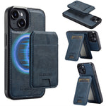 LC.IMEEKE L3 For iPhone 13 mini Magnetic Case Detachable Card Holder Leather TPU Mobile Cover