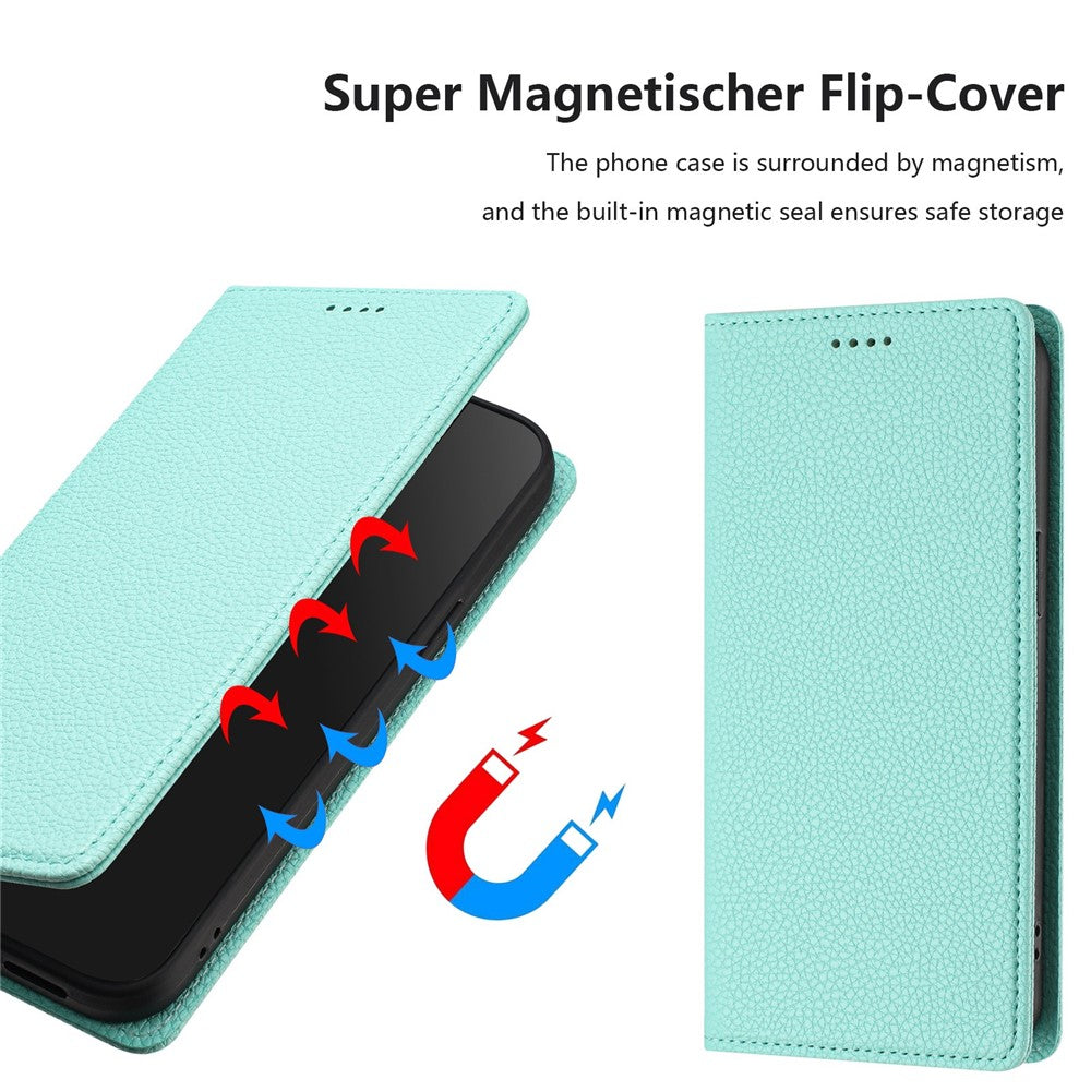 For Xiaomi 15 Wallet Case RFID Blocking Litchi Texture Leather Mobile Cover