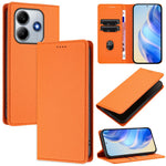 For Xiaomi Redmi Note 14 5G Wallet Case RFID Blocking Litchi Texture Leather Mobile Cover