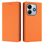 For Xiaomi Redmi Note 14 5G Wallet Case RFID Blocking Litchi Texture Leather Mobile Cover