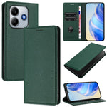 For Xiaomi Redmi Note 14 5G Wallet Case RFID Blocking Litchi Texture Leather Mobile Cover