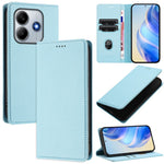 For Xiaomi Redmi Note 14 5G Wallet Case RFID Blocking Litchi Texture Leather Mobile Cover