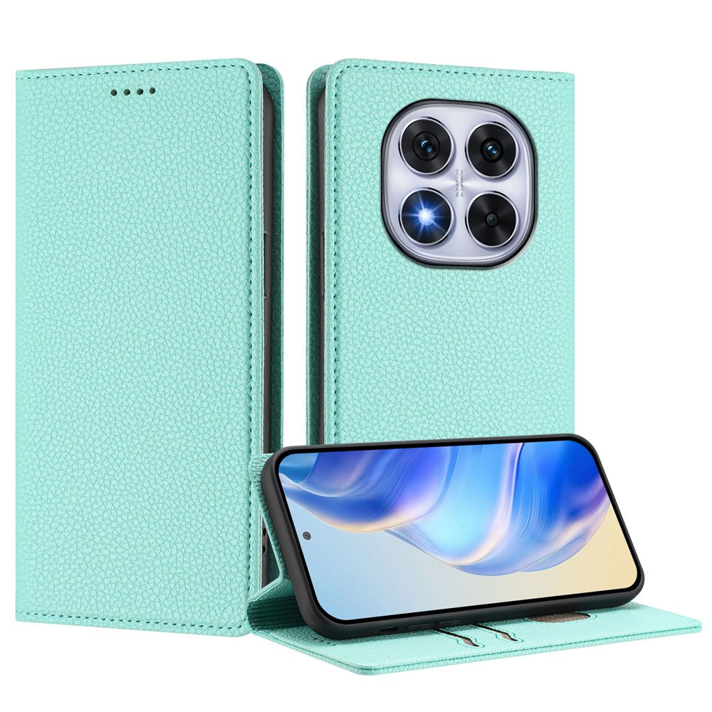 For Xiaomi Redmi Note 14 Pro+ 5G / Note 14 Pro 5G / Poco X7 5G Wallet Case RFID Blocking Litchi Texture Leather Mobile Cover