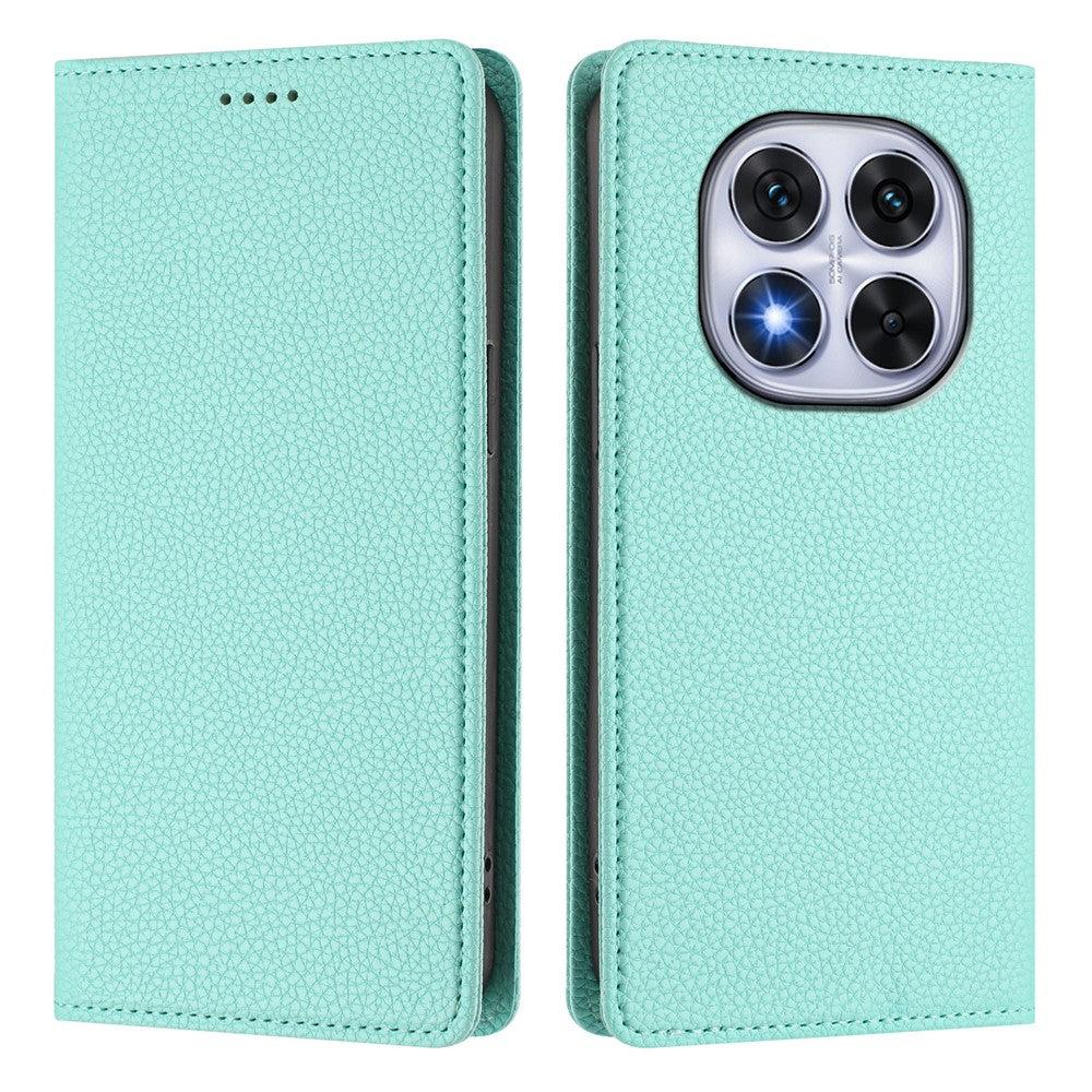 For Xiaomi Redmi Note 14 Pro+ 5G / Note 14 Pro 5G / Poco X7 5G Wallet Case RFID Blocking Litchi Texture Leather Mobile Cover