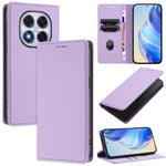 For Xiaomi Redmi Note 14 Pro+ 5G / Note 14 Pro 5G / Poco X7 5G Wallet Case RFID Blocking Litchi Texture Leather Mobile Cover