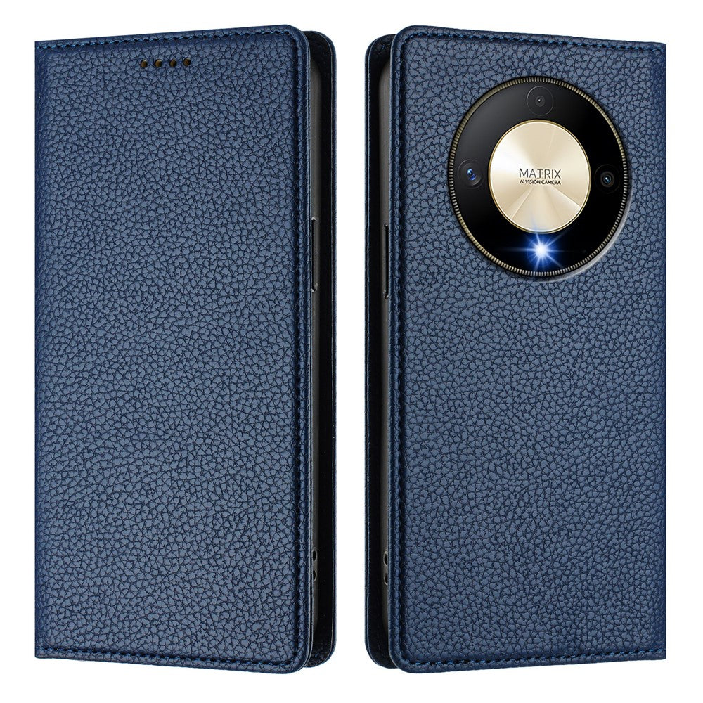 For Honor X50 5G / Honor X9b 5G Wallet Case RFID Blocking Litchi Texture Leather Mobile Cover