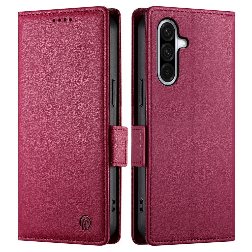 DF-010 For Samsung Galaxy A56 5G Stand Case PU Leather Wallet Phone Cover