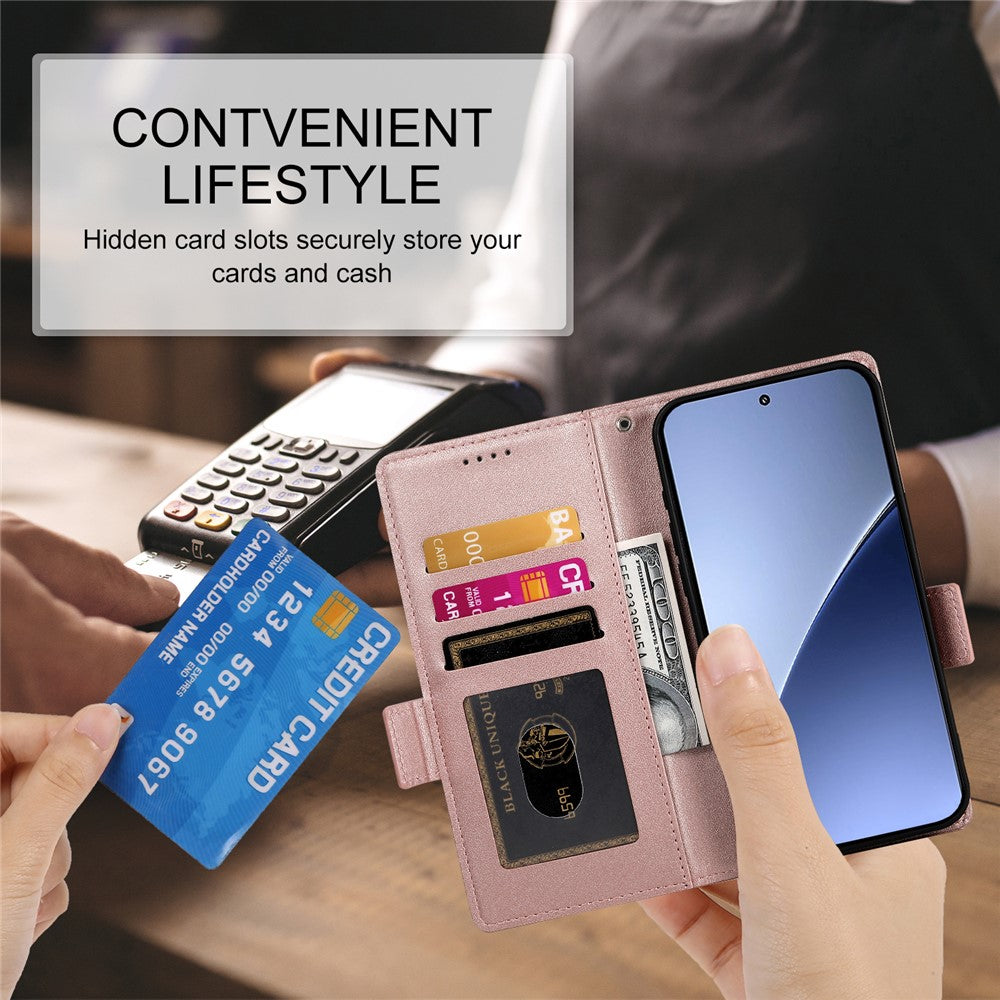 DF-010 For Xiaomi 15 Pro Stand Case PU Leather Wallet Phone Cover