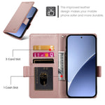 DF-010 For Xiaomi 15 Pro Stand Case PU Leather Wallet Phone Cover