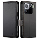 DF-010 For Xiaomi 15 Pro Stand Case PU Leather Wallet Phone Cover