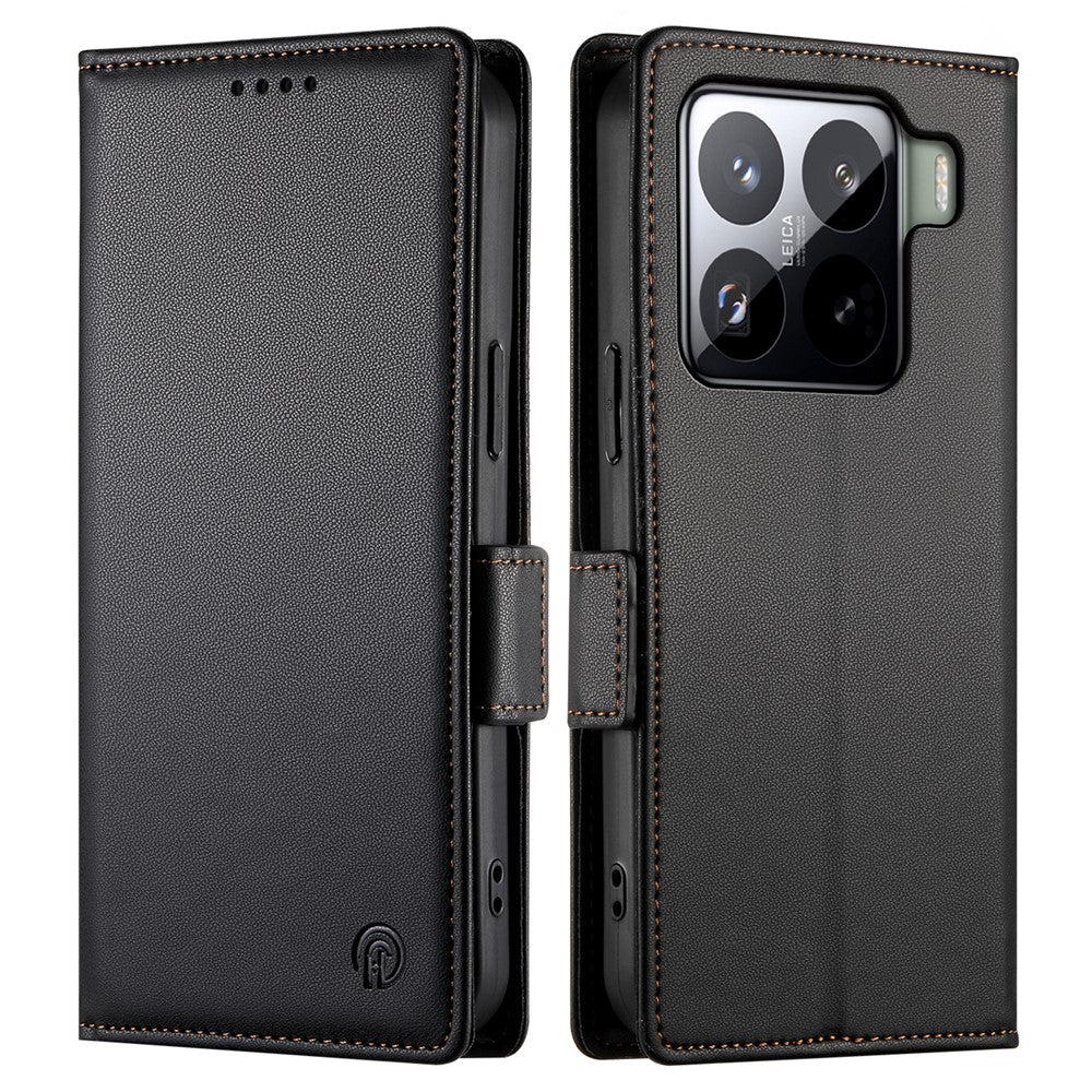 DF-010 For Xiaomi 15 Pro Stand Case PU Leather Wallet Phone Cover