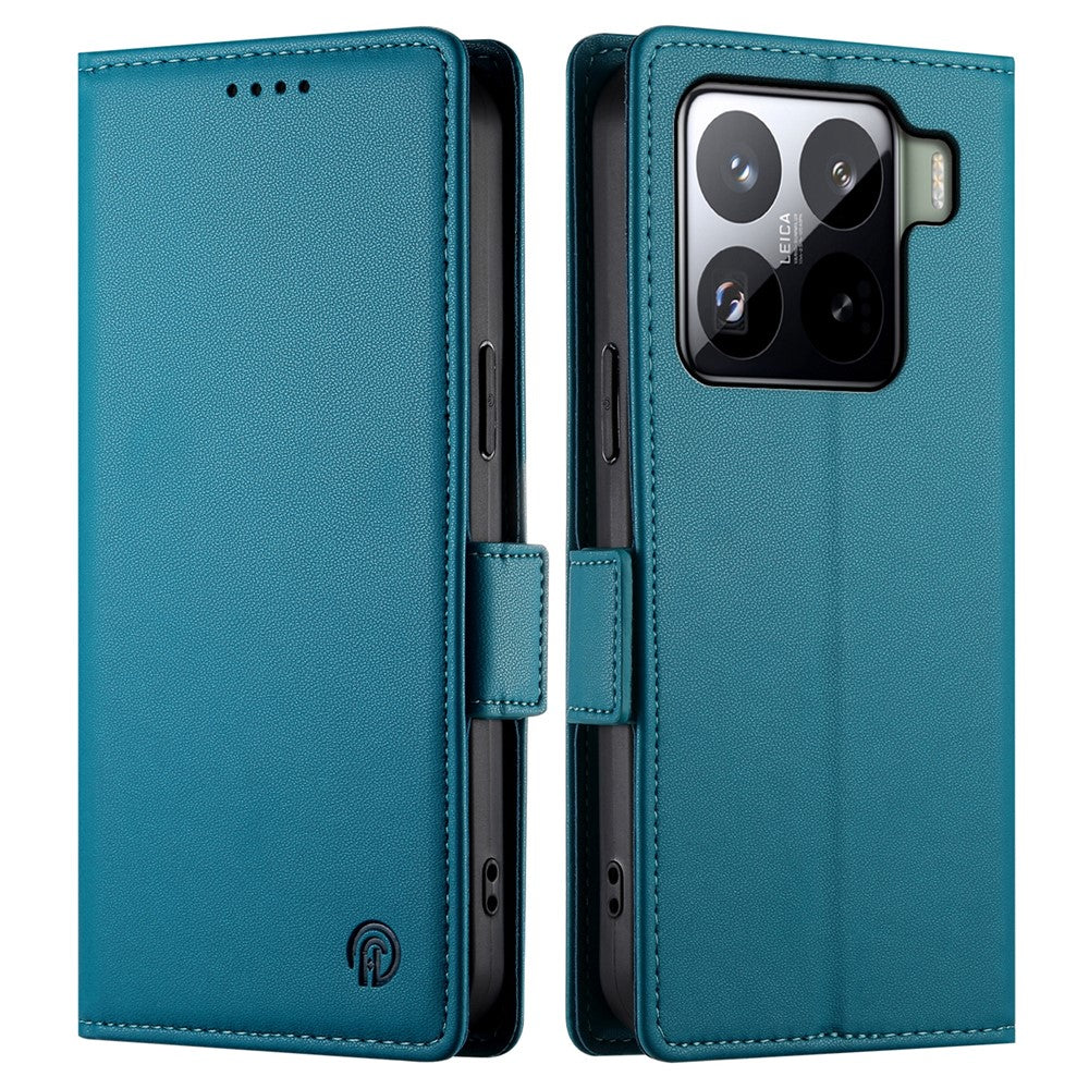 DF-010 For Xiaomi 15 Pro Stand Case PU Leather Wallet Phone Cover