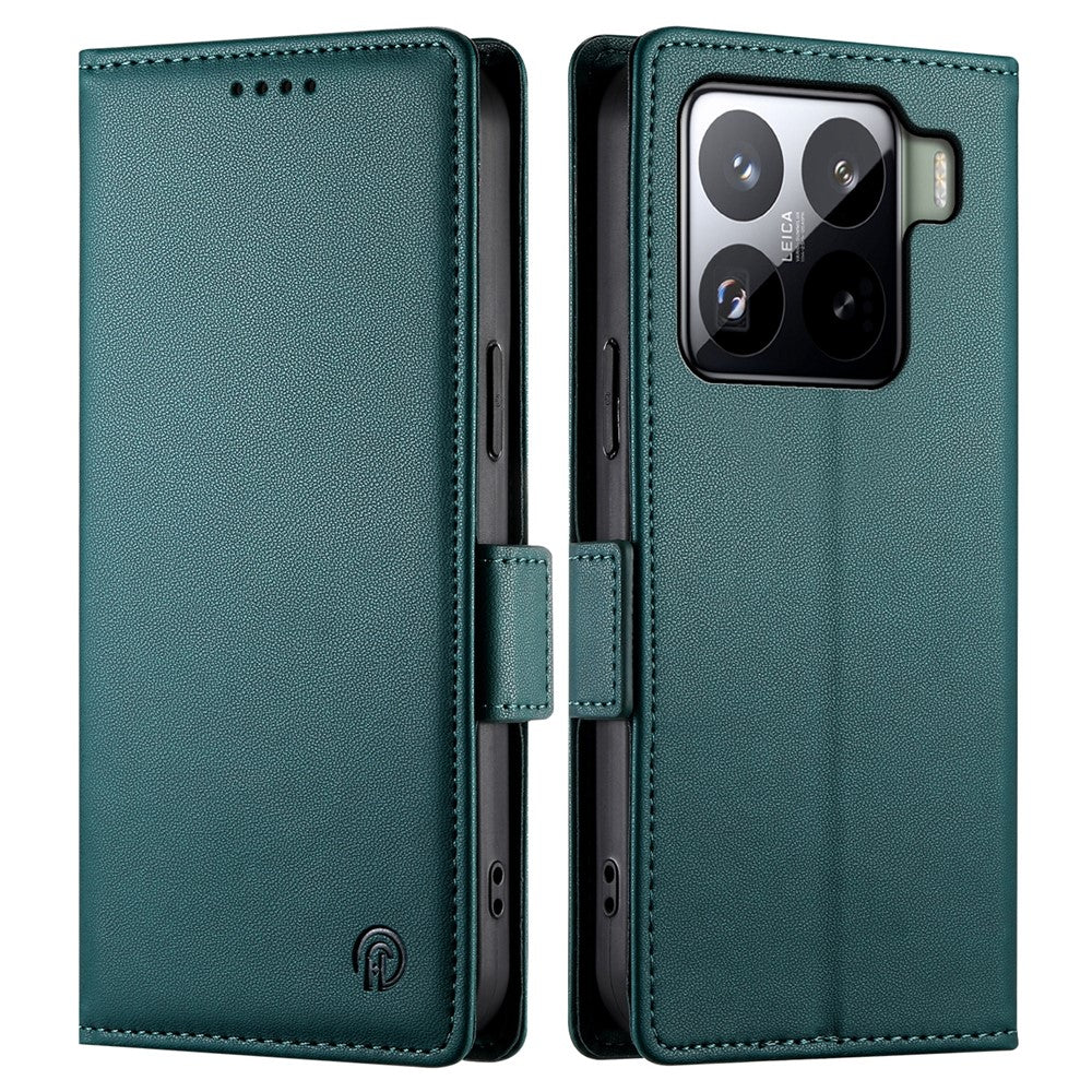 DF-010 For Xiaomi 15 Pro Stand Case PU Leather Wallet Phone Cover