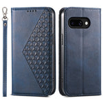 Til Google Pixel 9a Cover Kalvetekstur PU Læder Telefoncover med Pung