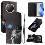 For Honor Magic7 Lite 5G / X9c 5G / X60 Pro 5G Case Pattern Printing Wallet Phone Cover with Strap