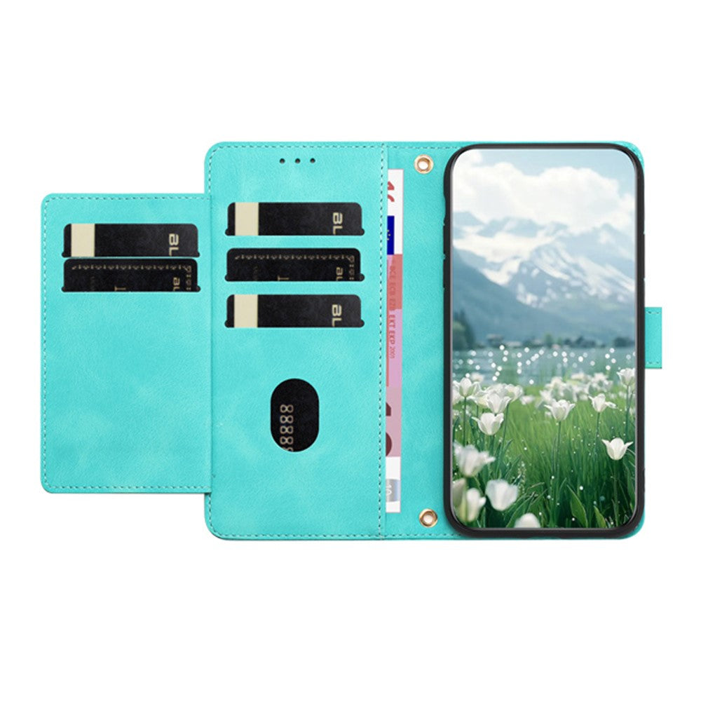 Xiaomi 14T Pro Tulip-lædercover, mobilcover med 5 kortlommer og pung