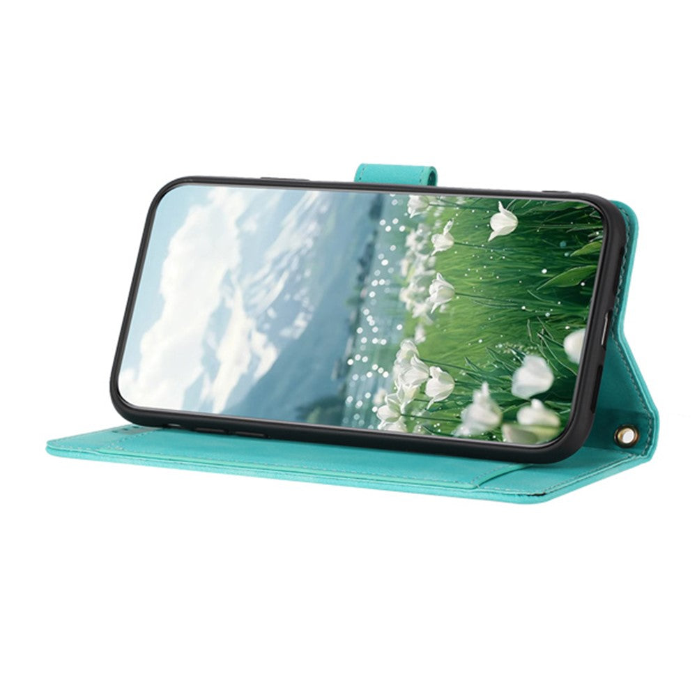 Xiaomi 14T Pro Tulip-lædercover, mobilcover med 5 kortlommer og pung