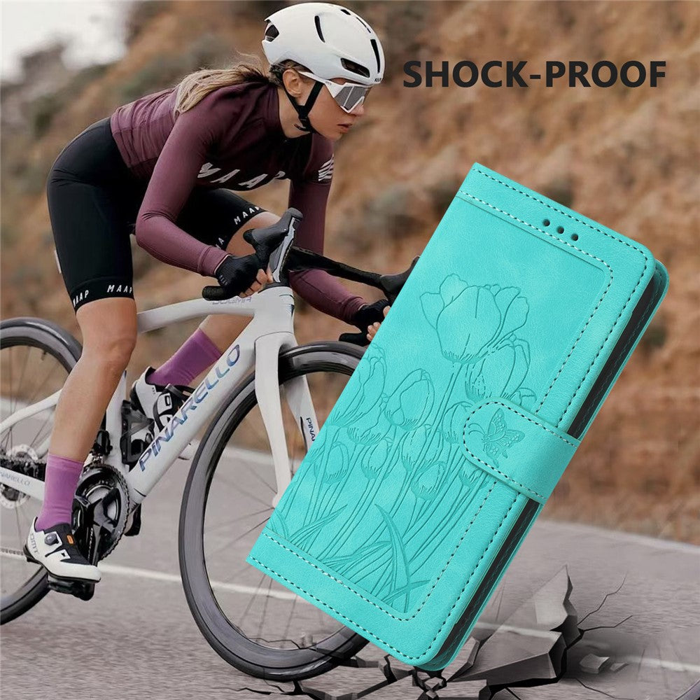 Xiaomi 14T Pro Tulip-lædercover, mobilcover med 5 kortlommer og pung