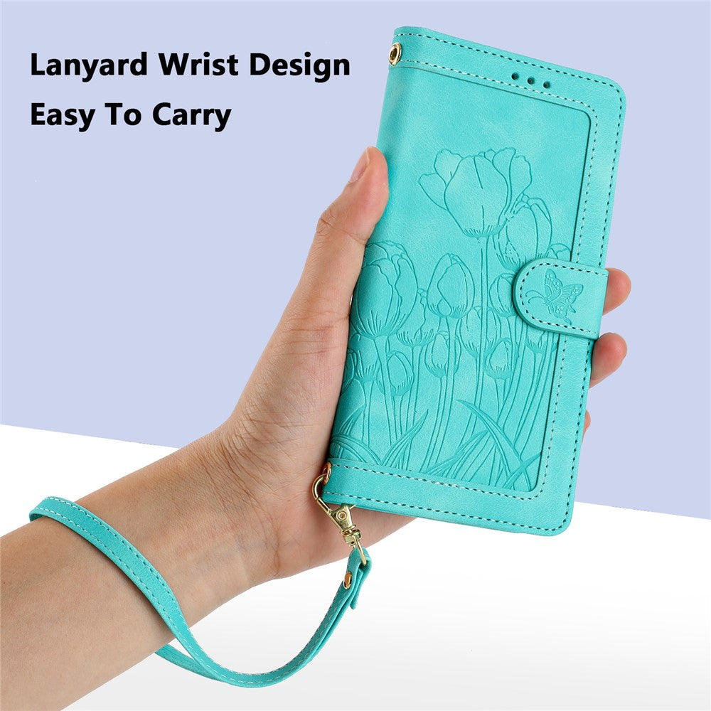 Xiaomi 14T Pro Tulip-lædercover, mobilcover med 5 kortlommer og pung