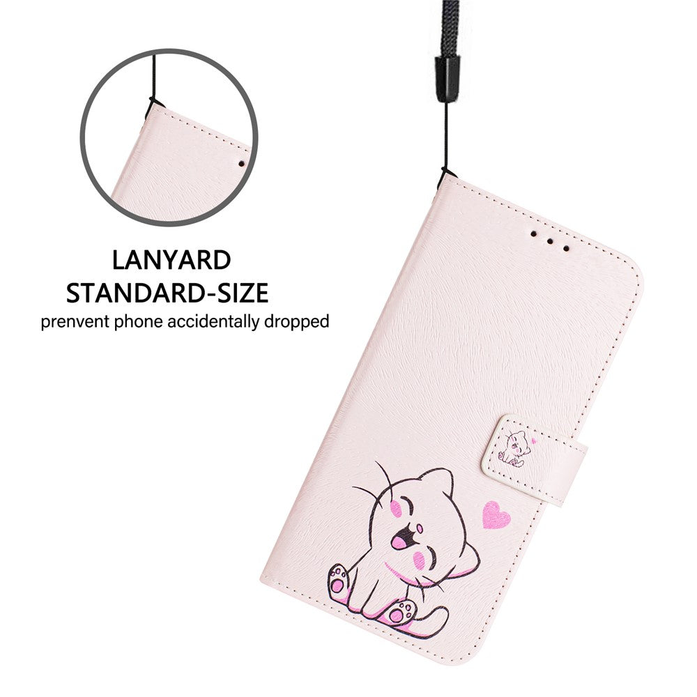 For Honor 200 Smart 5G / Honor X7c 4G / Honor X7c 5G Case Pattern Printing Wallet Phone Cover with Strap