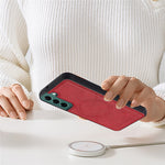 LC.IMEEKE Til Samsung Galaxy S22 5G Magnetisk Etui Læder TPU Bagcover