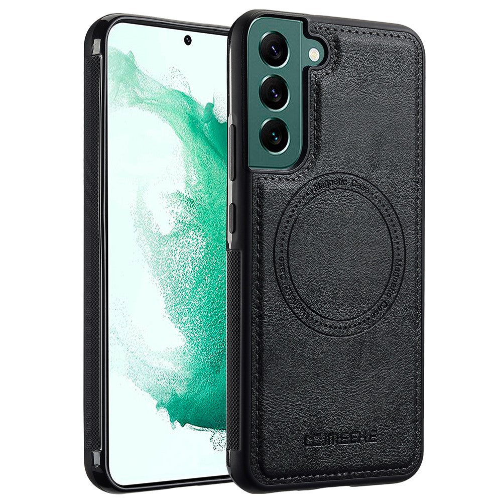LC.IMEEKE Til Samsung Galaxy S22 5G Magnetisk Etui Læder TPU Bagcover