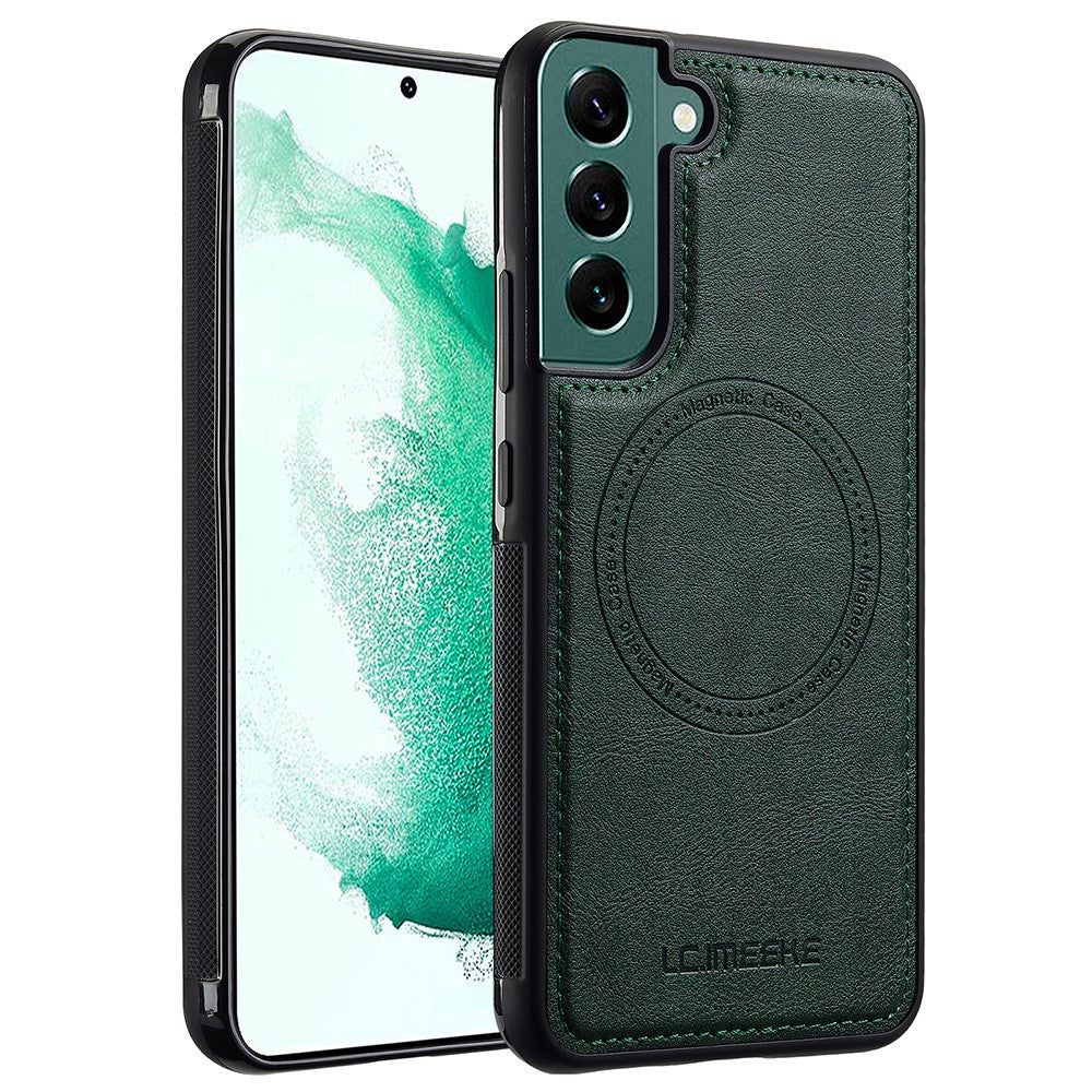 LC.IMEEKE Til Samsung Galaxy S22 5G Magnetisk Etui Læder TPU Bagcover